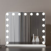 Hollywood Vanity Mirror 62*54cm Large, 17 Dimmable LED Bulbs, 3 Colors Mode, Smart Touch, Adjustable Brightness